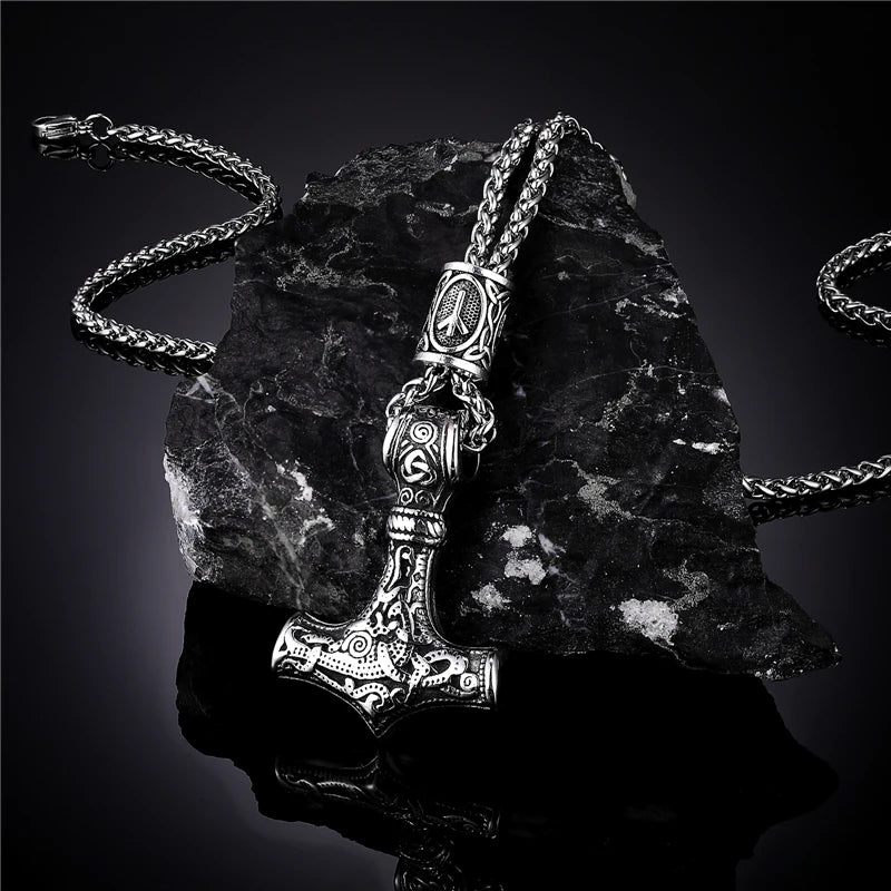 Viking Necklace Mjolnir