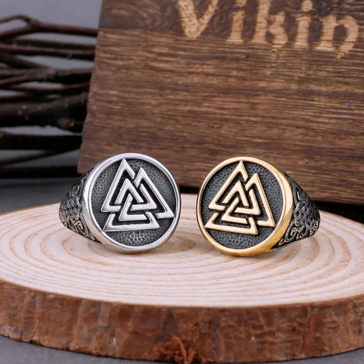 Viking Ring Valknut