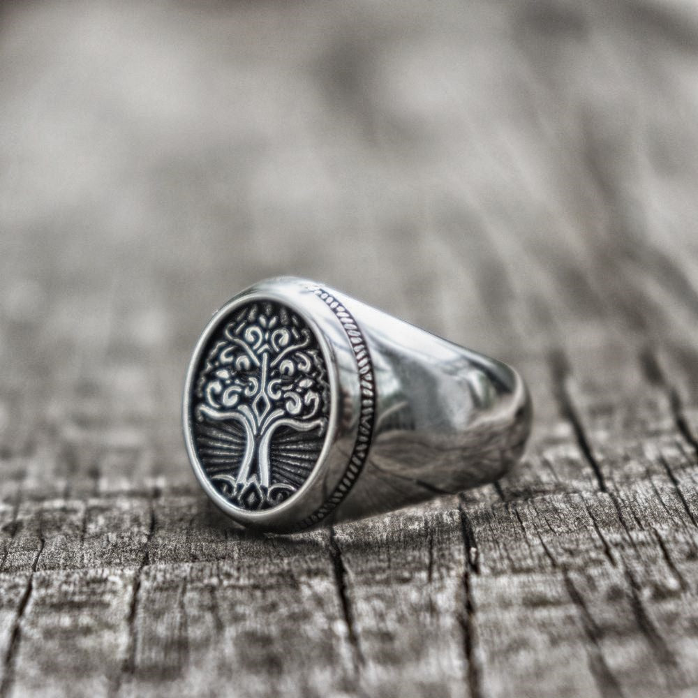 Yggdrasil Steel Ring