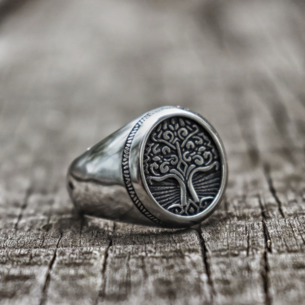 Yggdrasil Steel Ring